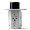 MIFASOPOWER Wall Outlet Extender 9 in 1 USB Charging Shelf-5