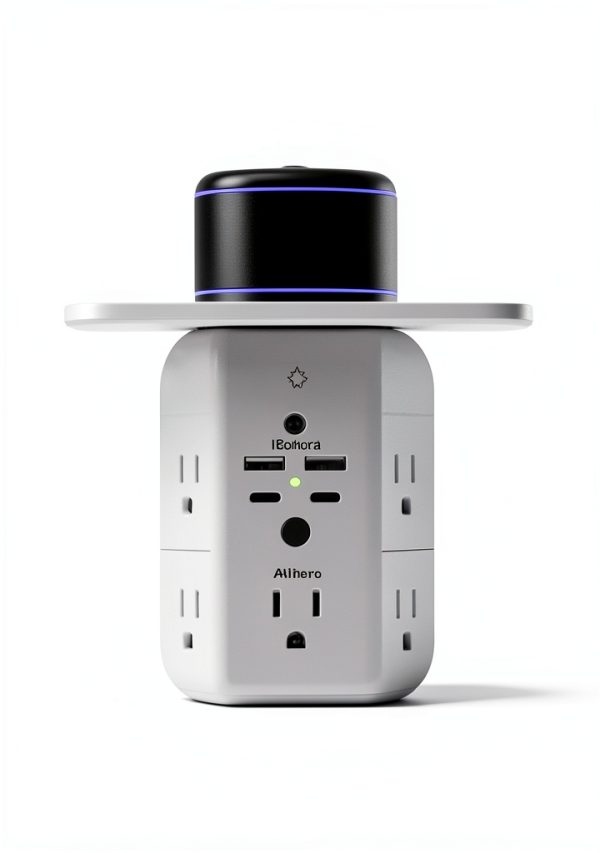 MIFASOPOWER Wall Outlet Extender 9 in 1 USB Charging Shelf-5