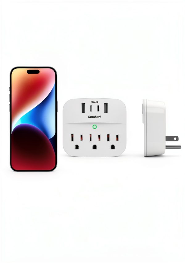 One Beat Power Strip USB Outlet Cruise Approved White-5