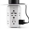 MIFASOPOWER Wall Outlet Extender 9 in 1 USB Charging Shelf-0