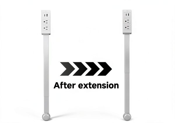 JOYGIEE Electrical Outlet Extender Telescopic Rotating-5