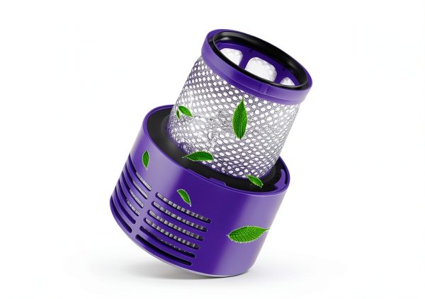 Aziliogcc Dyson V10 SV12 Replacement Filter Purple Washable-3