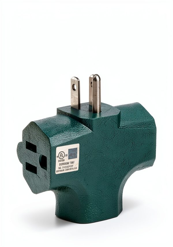 GFQHF 3 Outlet Splitter Heavy Duty UL Listed Power Tap-5