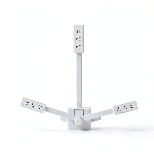 JOYGIEE Electrical Outlet Extender Telescopic Rotating-2