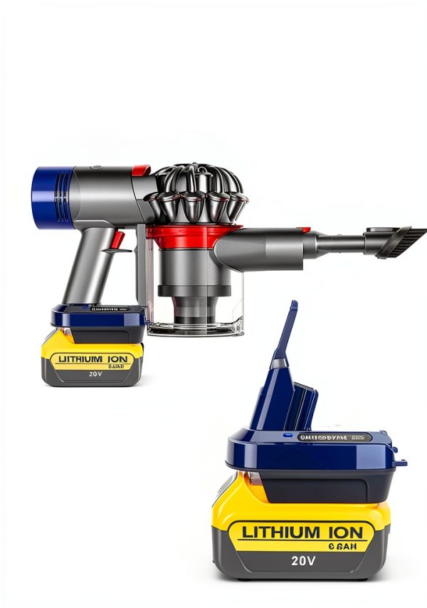 Swidan Dyson V7 V8 Dewalt Battery Adapter Fireproof ABS-3