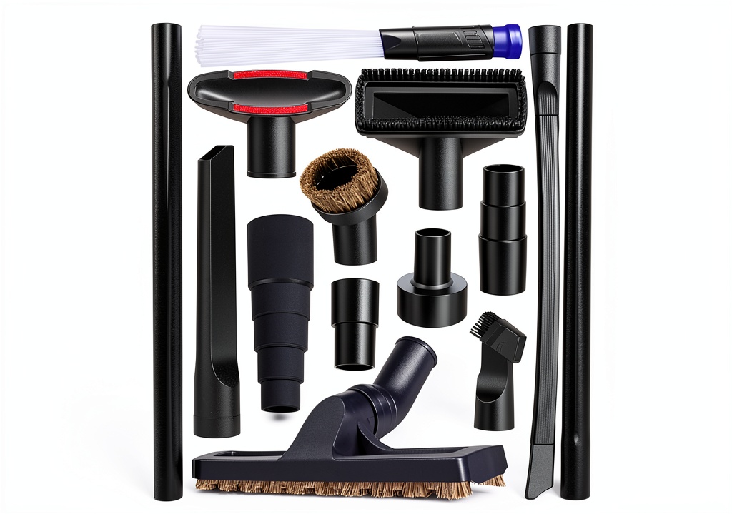 'Seovmri Vacuum Attachment Kit displayed with all 14 components on a clean surface'