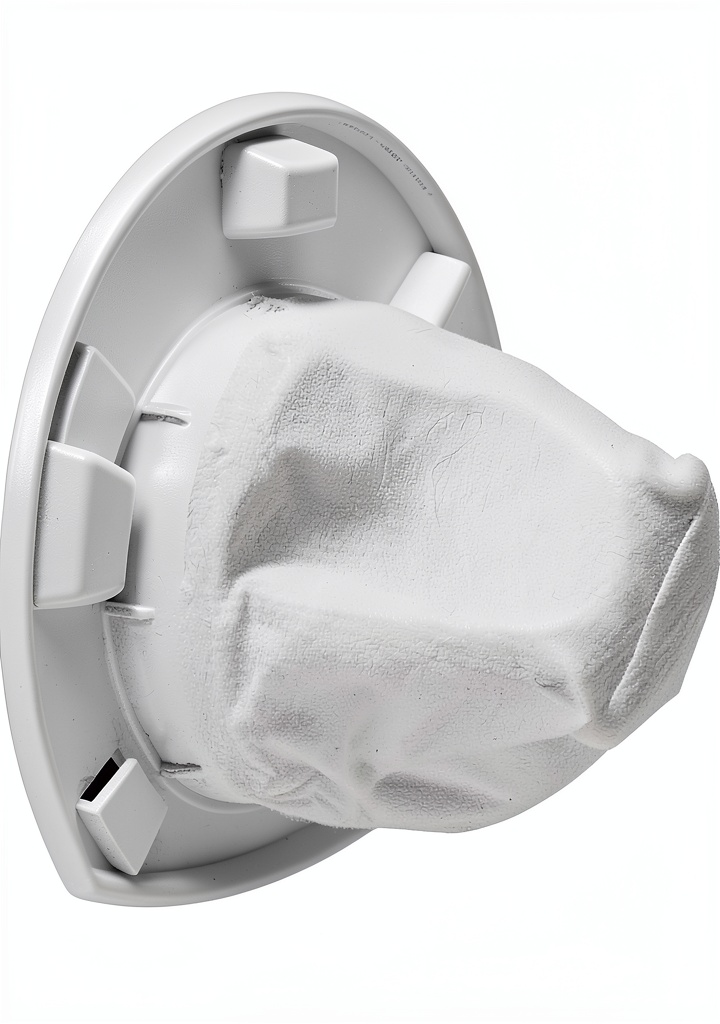 BLACK+DECKER VF110 replacement filter shown next to a compatible handheld vacuum