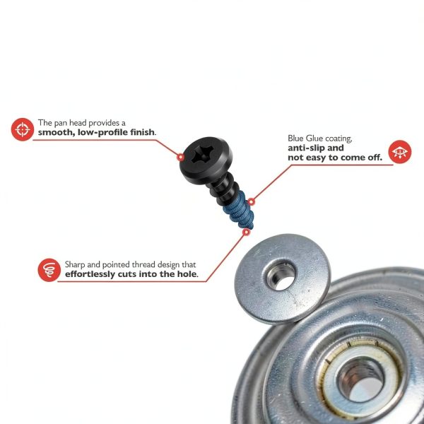 Dyson V10 V11 V15 Ball Wheel Replacement WYWY Wide Gray-4