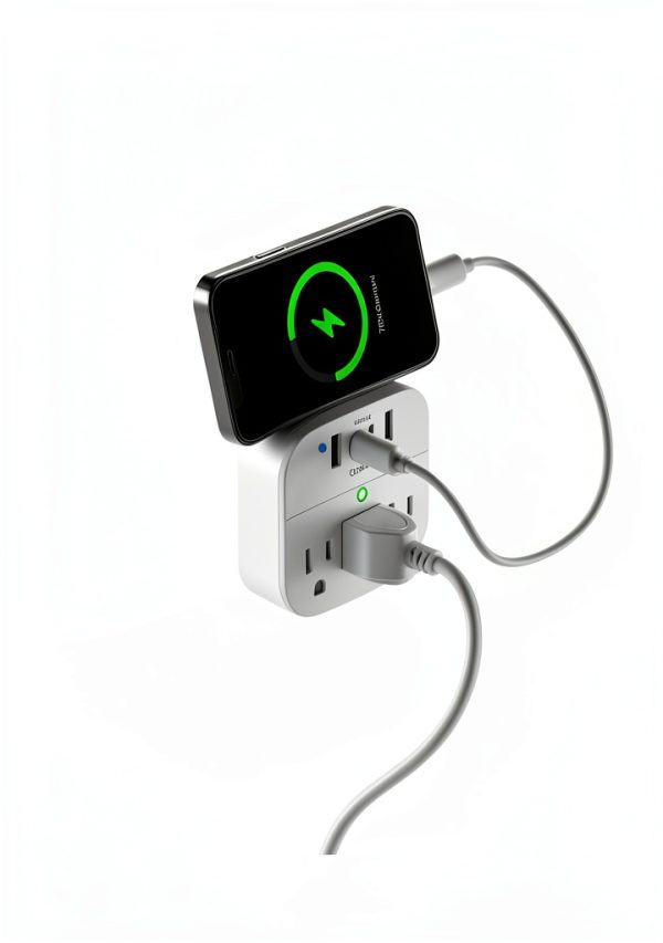 One Beat Power Strip USB Outlet Cruise Approved White-3