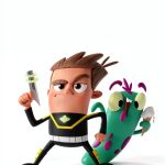 Silly Squares Comics Science Fiction Graphic Novel for Kids-0