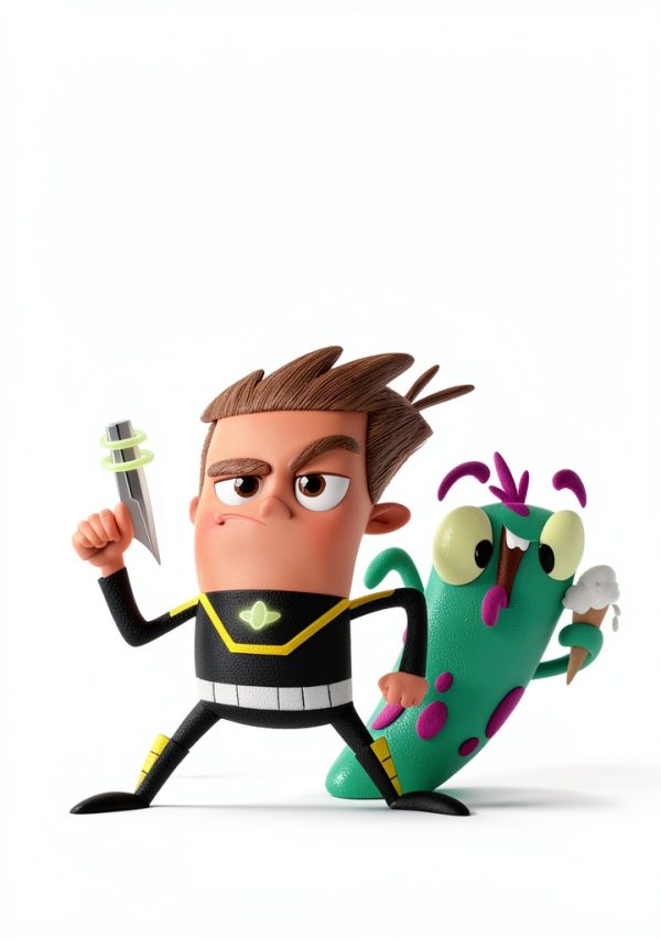 Silly Squares Comics Science Fiction Graphic Novel for Kids-0