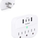 One Beat Power Strip Non Surge Protector Outlet Extender-0
