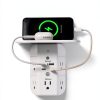 MIFASOPOWER Wall Outlet Extender 9 in 1 USB Charging Shelf-1
