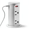 Jgstkcity Pop Up Outlet 15A Countertop Power Grommet White-2
