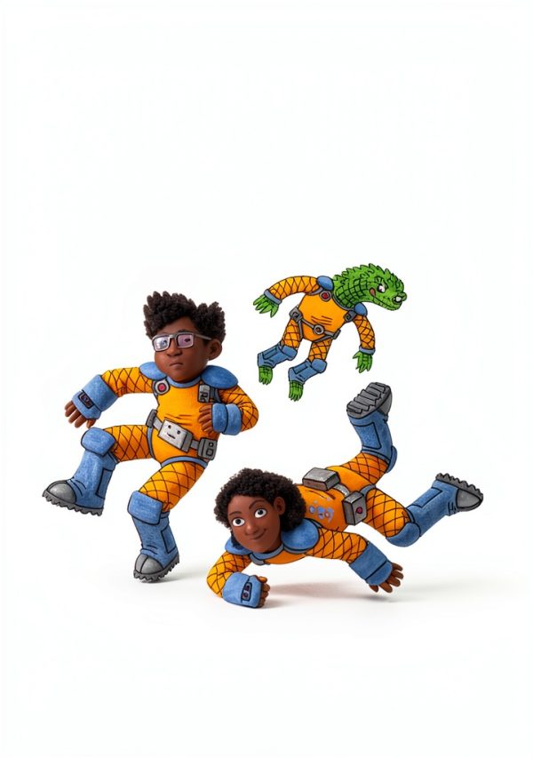 Crown Books Space Time Graphic Novel for Kids Grade 3-7-0