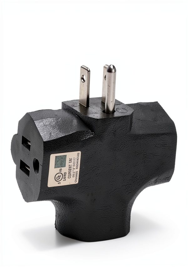 GFQHF 3 Outlet Splitter Heavy Duty UL Listed Power Tap-4