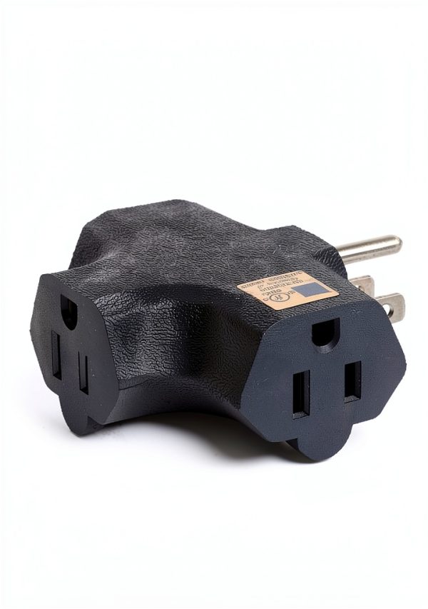 GFQHF 3 Outlet Splitter Heavy Duty UL Listed Power Tap-3