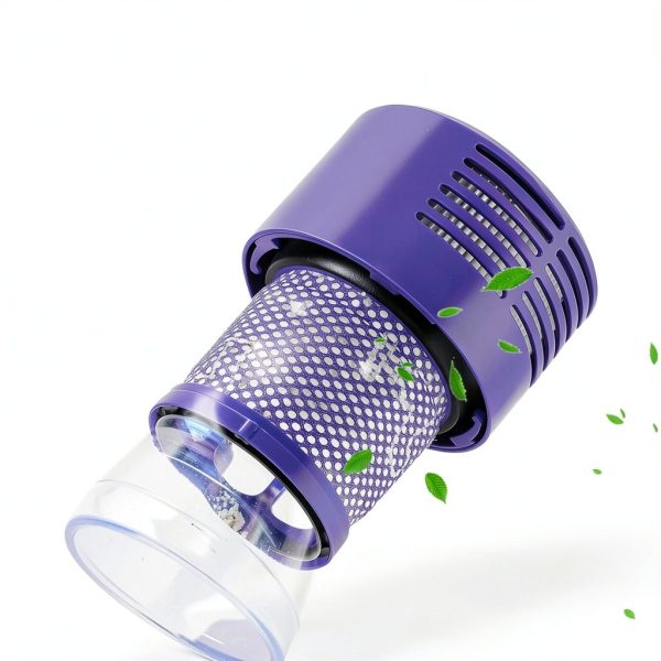 Aziliogcc Dyson V10 SV12 Replacement Filter Purple Washable-2
