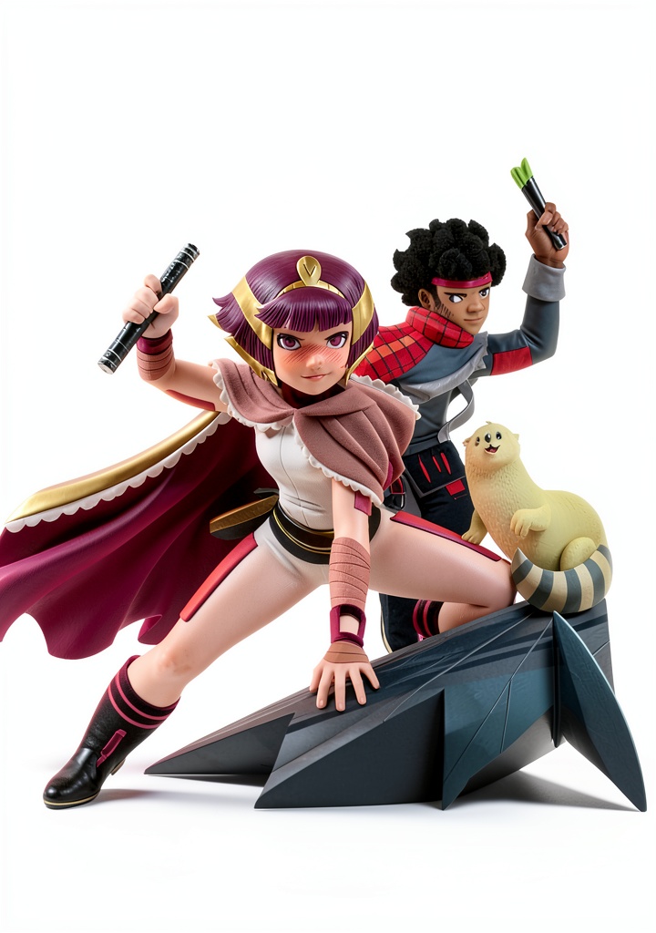 Cleopatra in Space graphic novel cover showing action scene