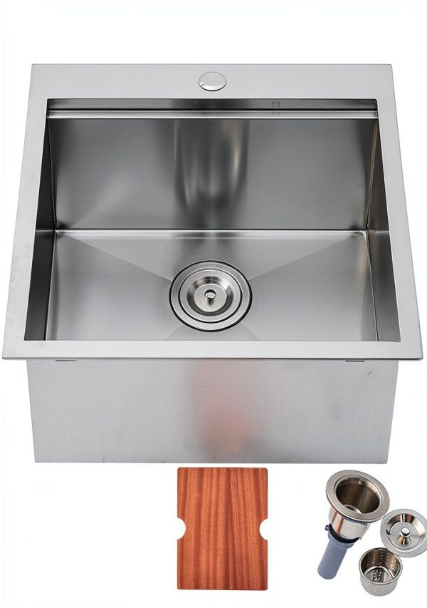 Stainless Steel Sink VC CUCINE Brushed Nickel-0