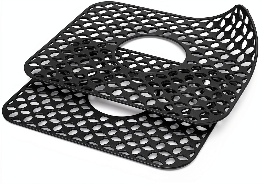 TOOVEM Silicone Sink Mat in use