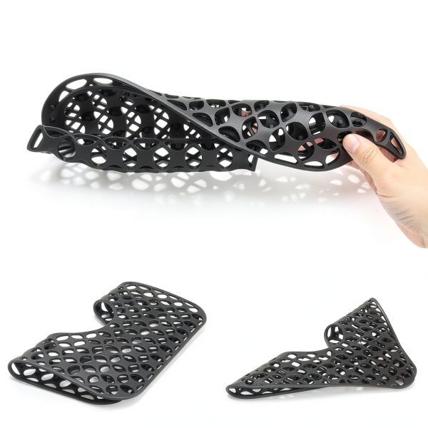 TOOVEM Silicone Sink Mat Black 2Pack-Center Drain Kitchen-3