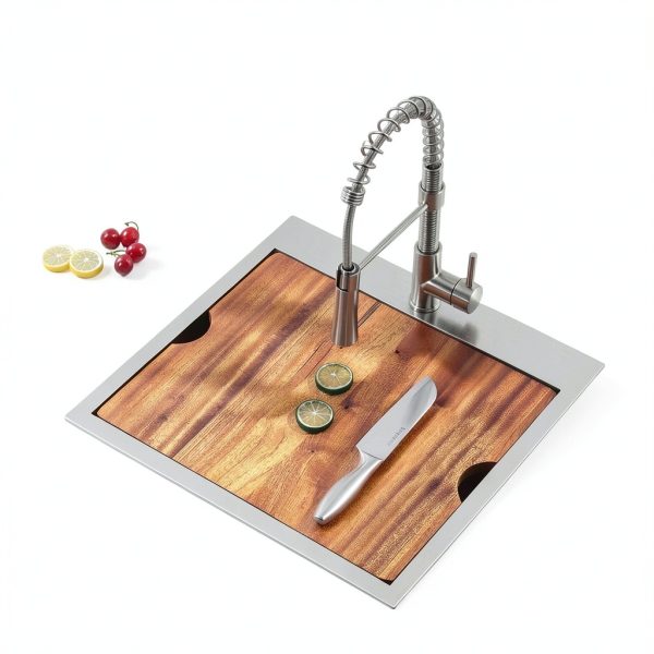 Stainless Steel Sink VC CUCINE Brushed Nickel-1