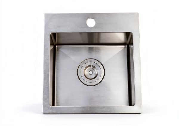 Brushed Nickel Kitchen Sink by VC CUCINE Stainless Steel-4