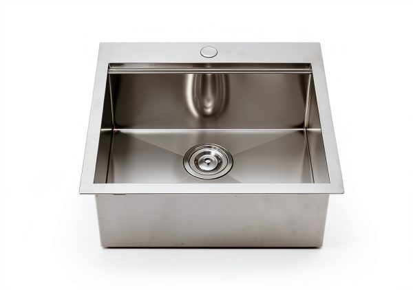 Stainless Steel Sink VC CUCINE Brushed Nickel-3