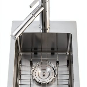 Brushed Nickel Kitchen Sink by VC CUCINE Stainless Steel-0