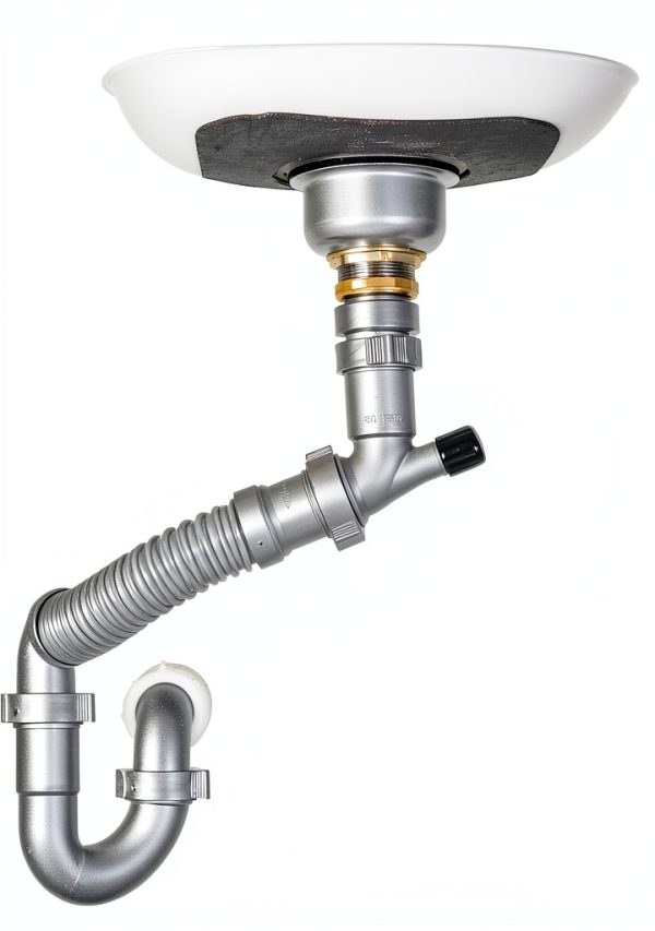 Coflex Snappy Trap DK-100 Kitchen Sink Drain Kit Silver Polished-0