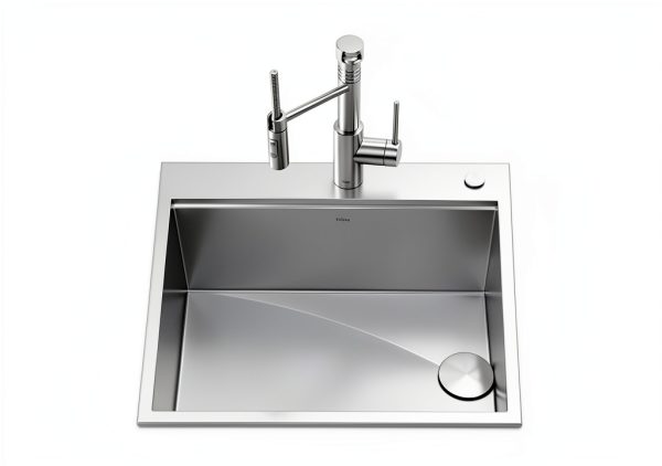 Kraus KWT310-30 30x22 Inch Bowl Stainless Steel Sink with Chef Kit-5