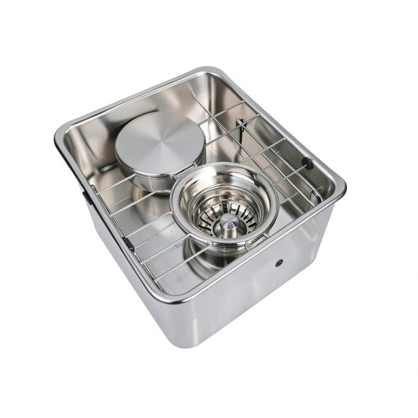 Kraus Kore Drop-In Kitchen Sink 33 x 22 Inch Steel Satin Finish-7